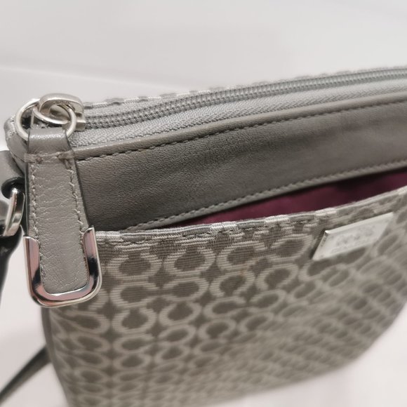 COACH Madison OP Art Needlepoint Swingpack - Picture 4 of 6